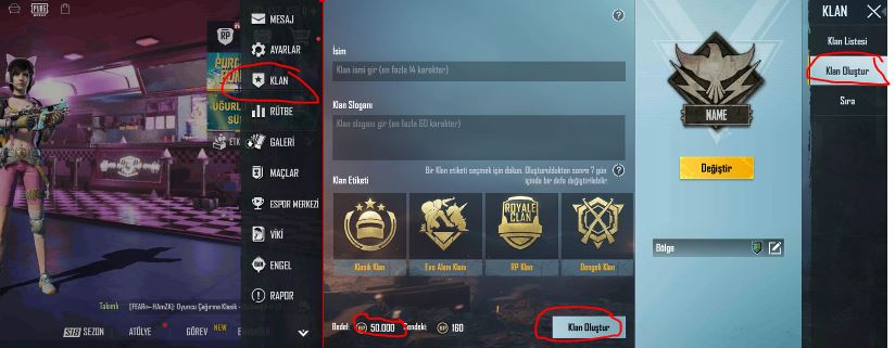 Pubg Mobile Klan Nasıl Oluşturulur resimli anlatım