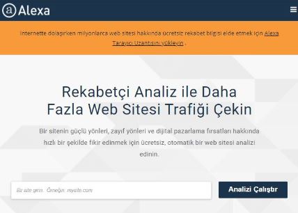 Sitenin Ziyaretçi Sayısını Öğrenme 1.