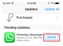 iPhone Whatsapp Kişi isimleri Görünmüyor 1